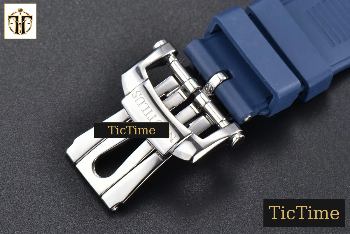 Nautilus Full Function 5726 40.5mm PPF Blue Dial Blue Rubber Strap A324 — foto 21