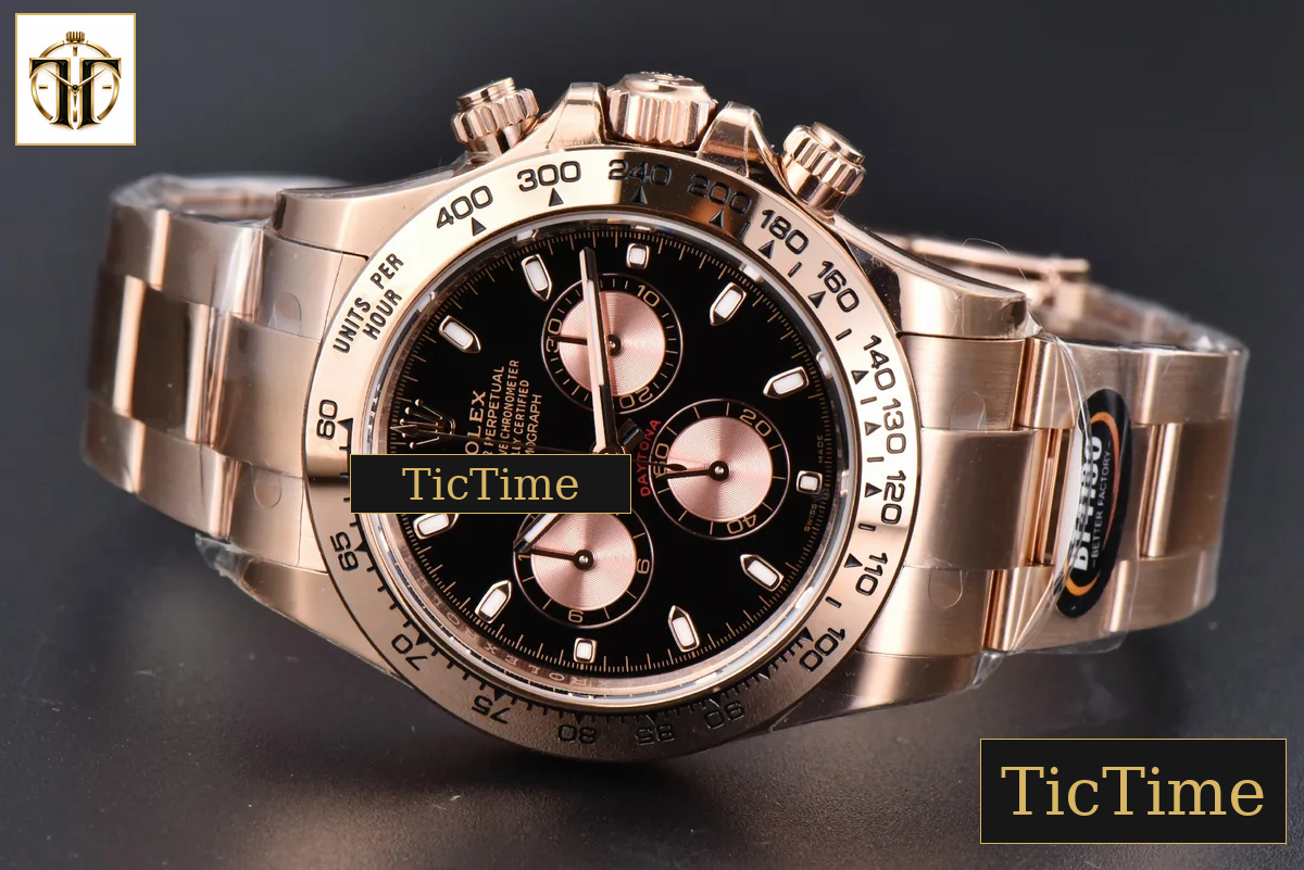 Daytona 116505 40mm BTF Black Dial RG Subdial RG Bracelet SA4130 — foto 16