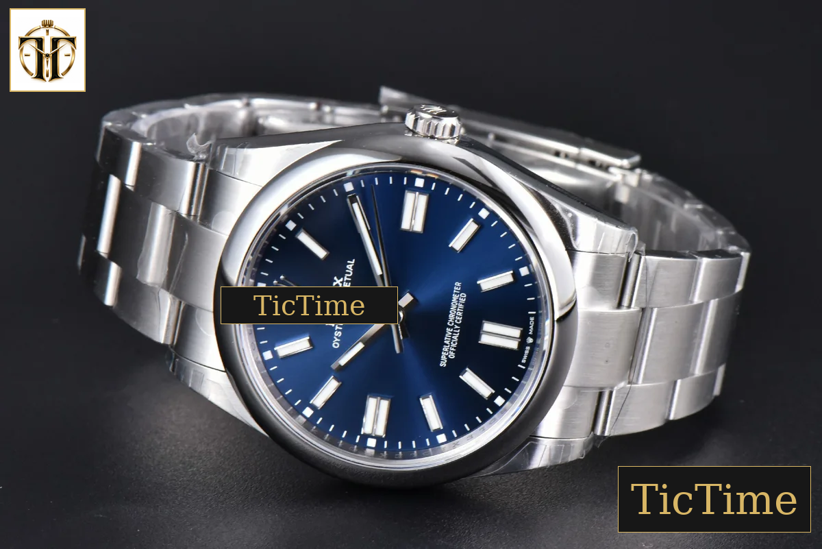 Oyster Perpetual 904L 124300 41mm VSF Blue Dial Oyster Bracelet VS3235 — foto 13