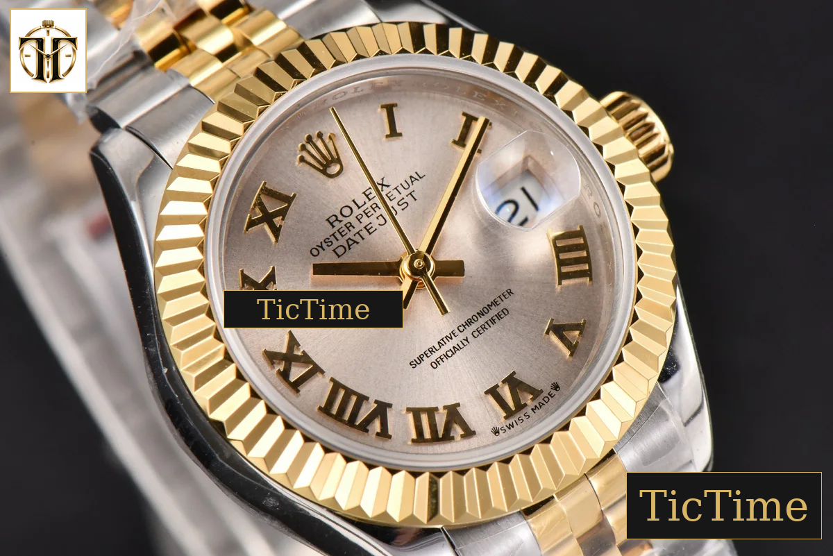 DateJust Ladies 28mm WF YG/SS Silver Dial Roma Marker Jubilee Bracelet A2236 — foto 13