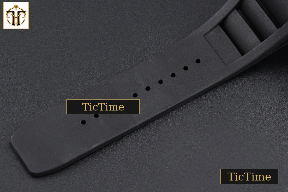 RM055 42.7mm APSF Ceramic Black Bezel Black Skeleton Dial Black Crown Black Rubber Strap RMUL2 — foto 32