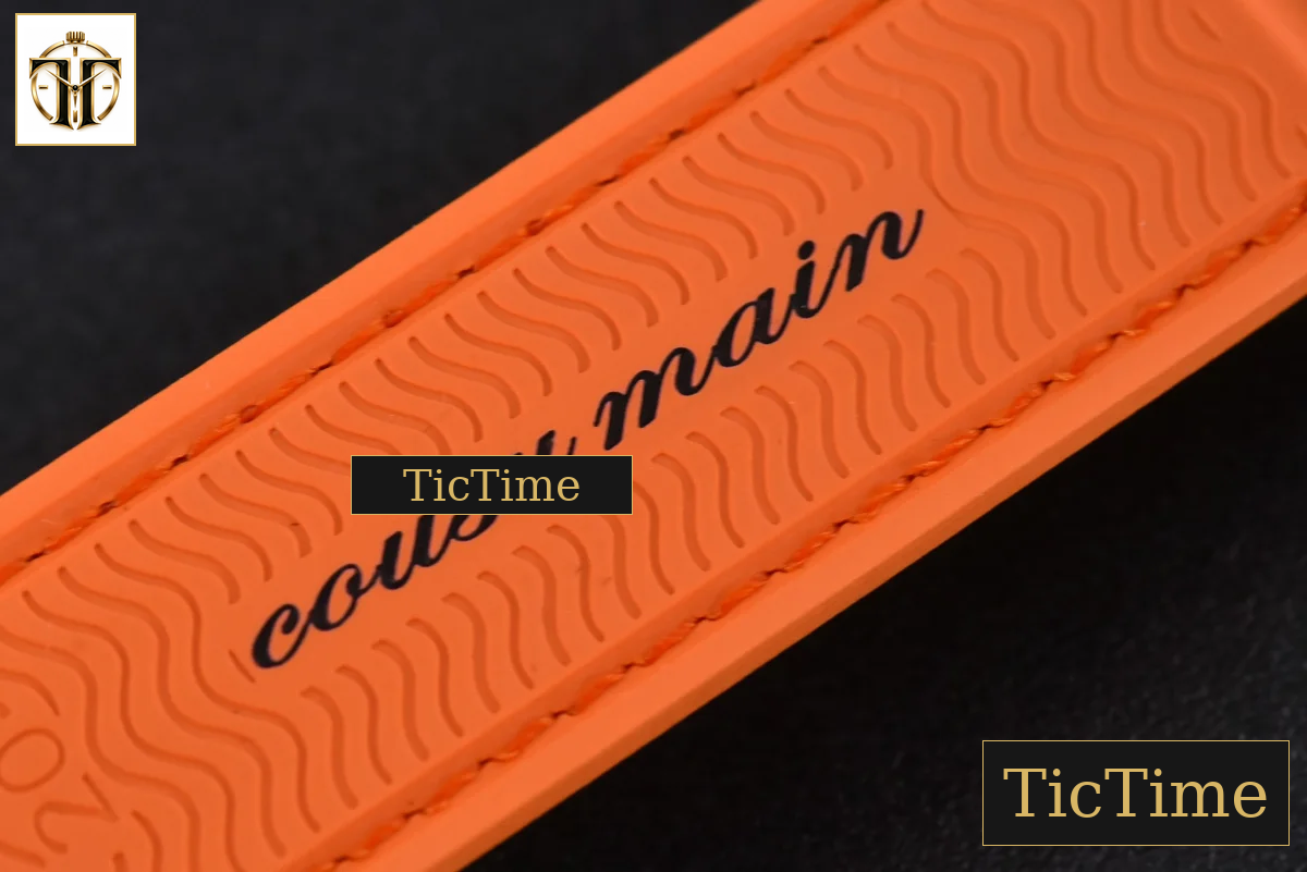 Planet Ocean 600m 42mm VSF Black Dial Orange Bezel Orange Rubber Strap A8500 — foto 22