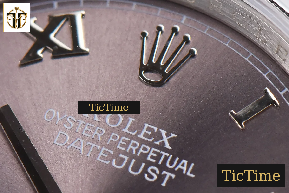 DateJust 36mm GMF SS Smooth Bezel Silver Dial Roma Marker Oyster Bracelet VR3235 — foto 5