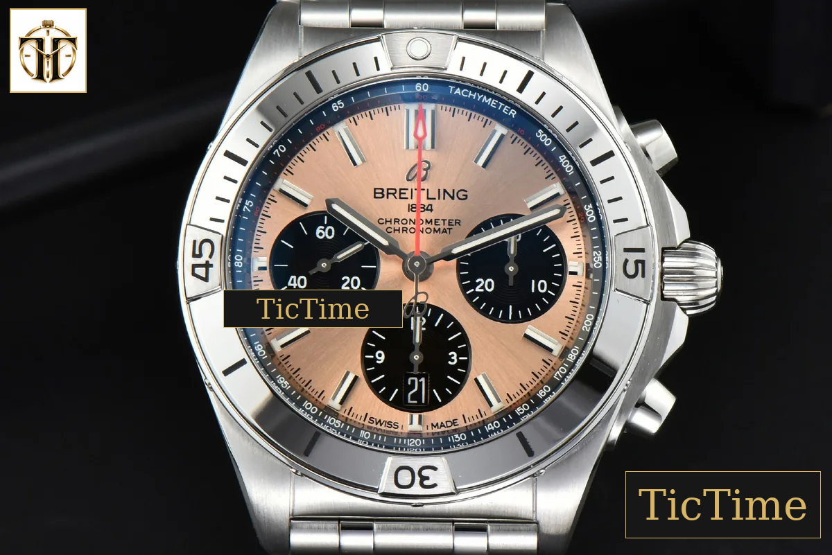 Chronomat B01 42mm GF RG/Black Dial SS Bracelet 7750 — foto 2