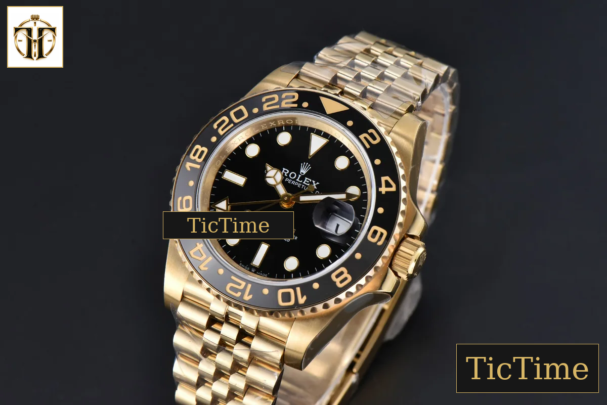 GMT Master II 904L 126718 40mm GMF YG Black Dial YG Jubilee Bracelet SH3285 — foto 5