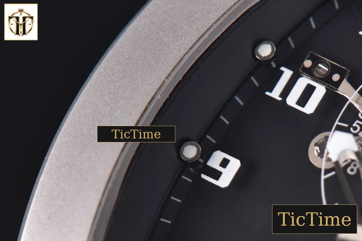 Tourbillon RM001 47mm JBF Titanium Black Skeleton Dial Black Rubber Strap — foto 7