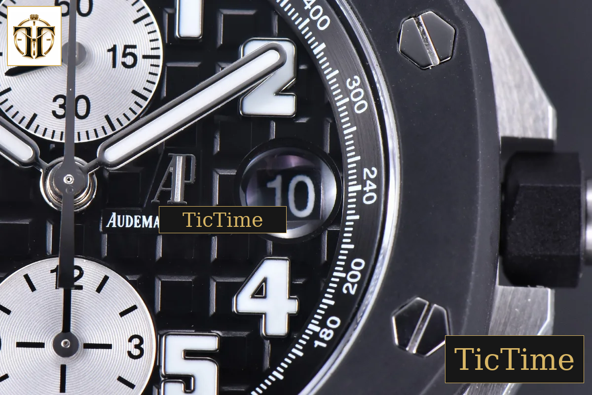 Royal Oak Offshore Rubberclad 25940SK 42mm JF Black/Silver Dial Rubber Strap A7750 — foto 11