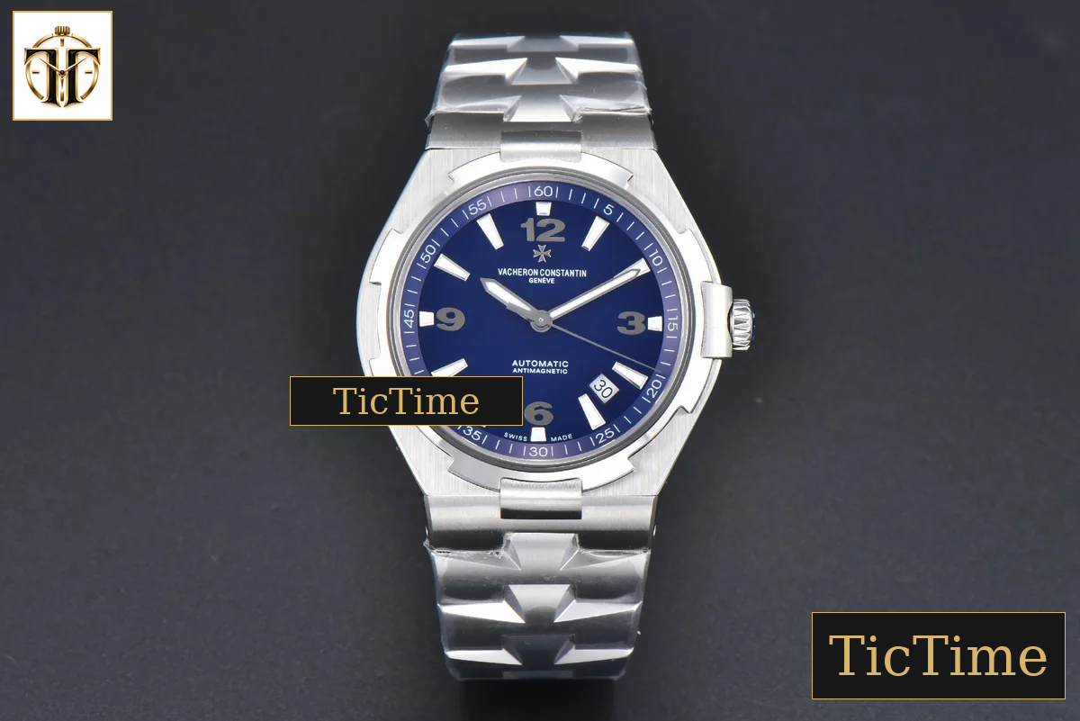 Overseas 47040 42mm PPF Blue Dial SS Bracelet A1226 — foto 3