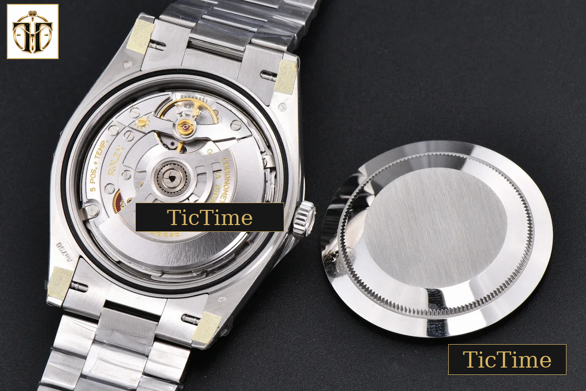 DayDate Weighted 40mm VSF Gray Dial Lume Marker President Bracelet DD3255 — foto 21