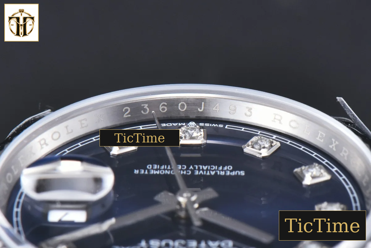 DateJust 904L 126234 36mm VSF Blue Dial Diamond Marker Jubilee Bracelet VS3235 — foto 14
