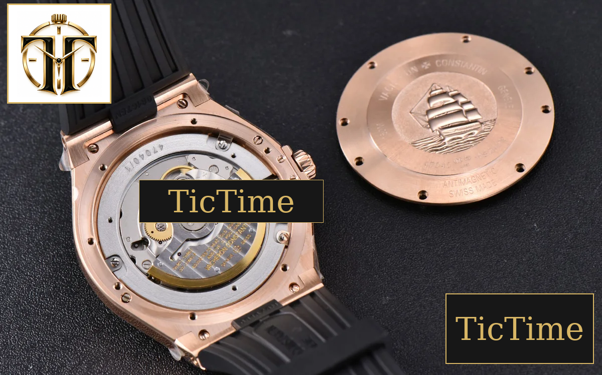 Overseas 47040 42mm MKF RG Brown Dial Rubber Strap 9015 — foto 17