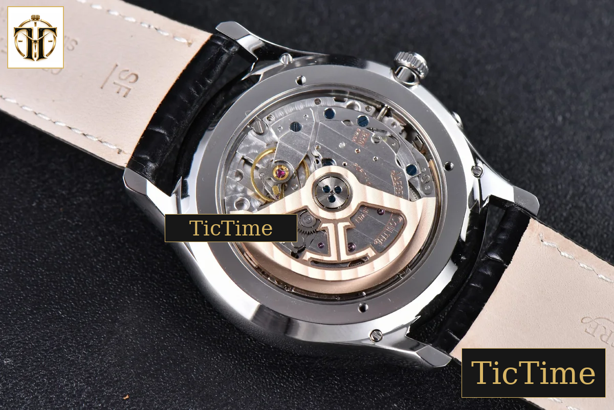 Master Ultra Thin Réserve de Marche 1378420 39mm ZF Silver Dial Black Leather Strap A938 — foto 22
