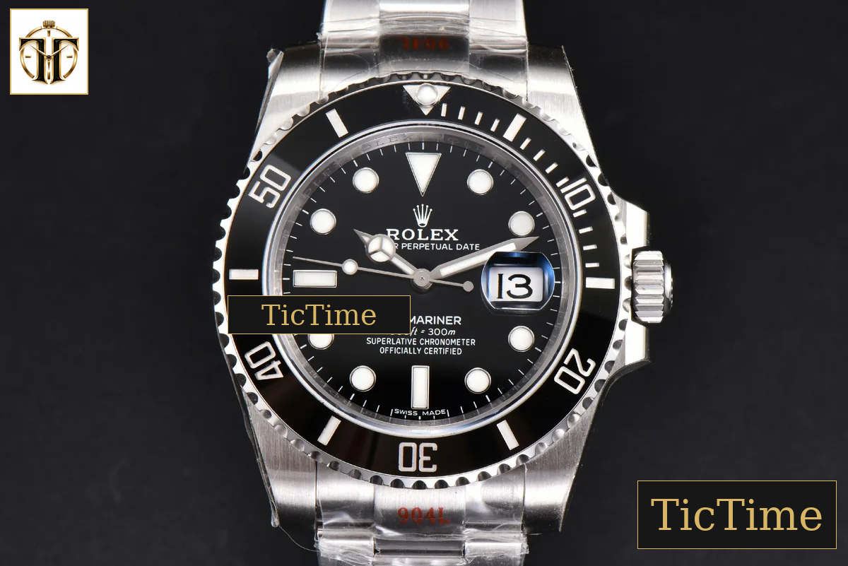 Submariner LN 40m 116610 40.5mm King Factory Black Ceramic Black Dial SS Bracelet VS3135 — foto 2