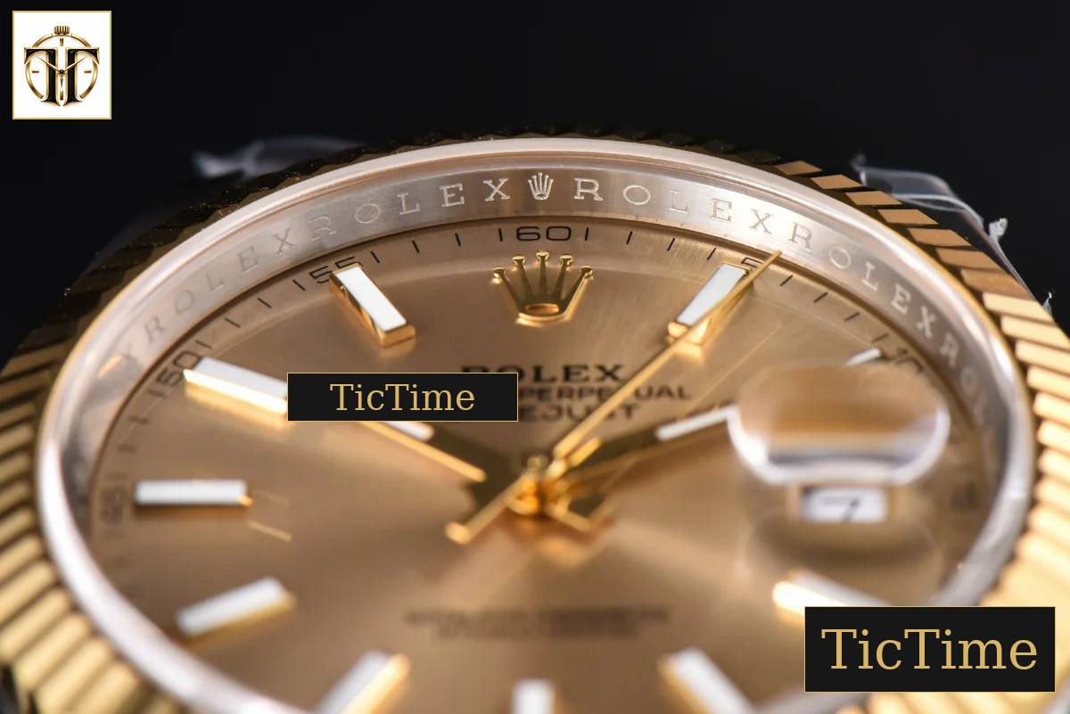 DateJust 126333 41mm VSF YG/SS Fluted Bezel YG Dial Oyster Bracelet VS3235 — foto 18