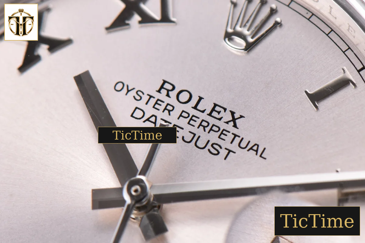Datejust 41mm GMF SS Silver Dial Roma Marker Fluted Bezel Jubille Bracelet VR3235 — foto 4