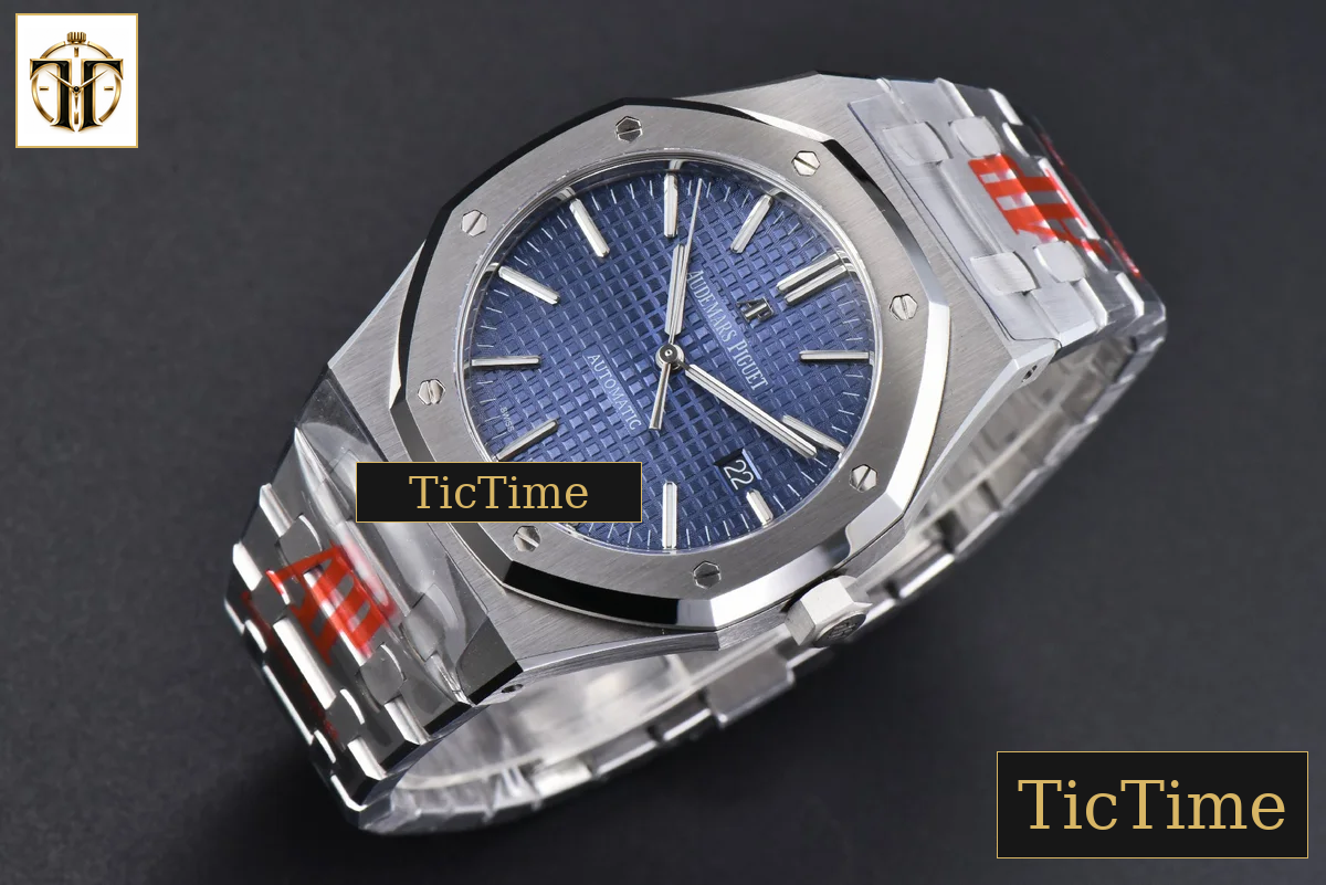Royal Oak 15400 41mm ORF Blue Textured Dial SS Bracelet A3120 — foto 4