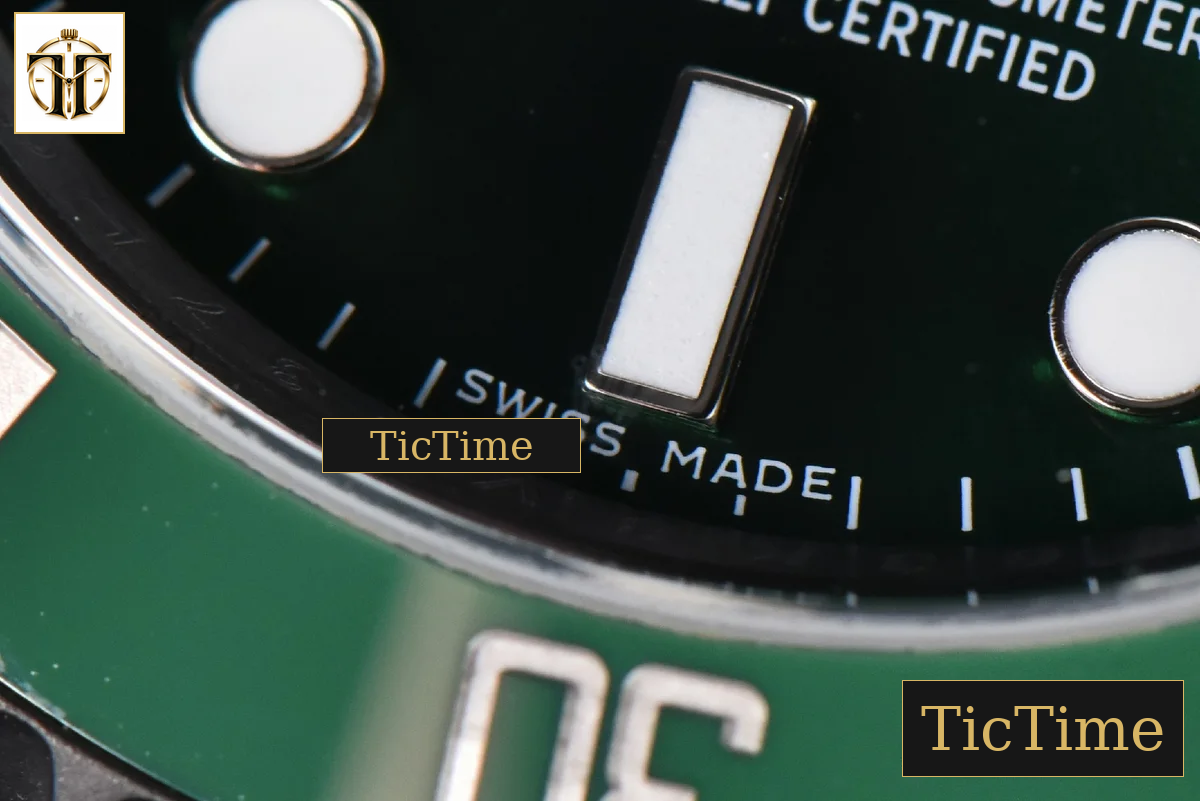 Blaken Submariner LV 116610 IPKF Green PVD Bracelet A2836 — foto 9