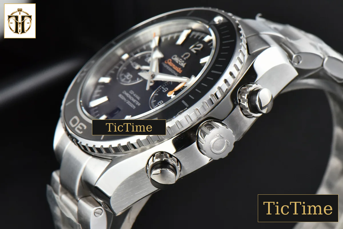 Planet Ocean Chrono 45.5mm OMF Black Dial SS Bracelet A9300 — foto 10