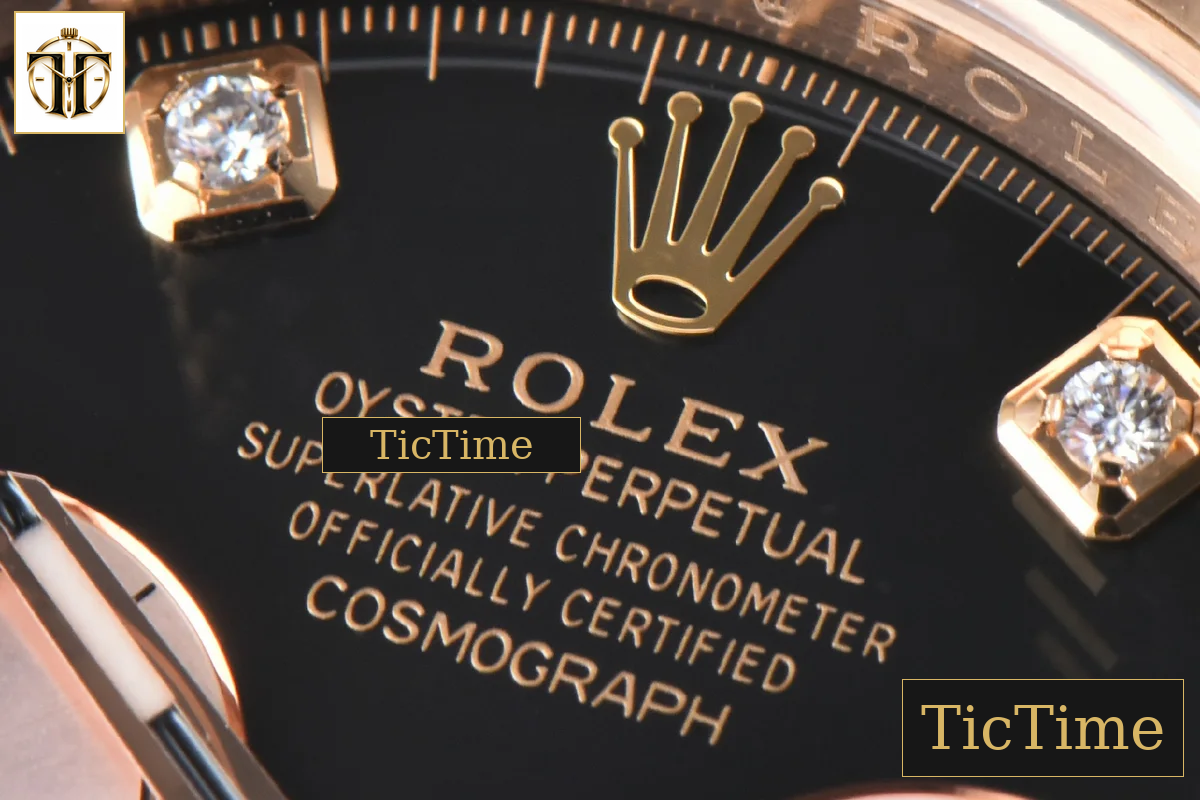 Daytona 126505 40mm Clean Factory RG Black Dial RG Subdial Diamond Marker RG Bracelet SH4131 — foto 5