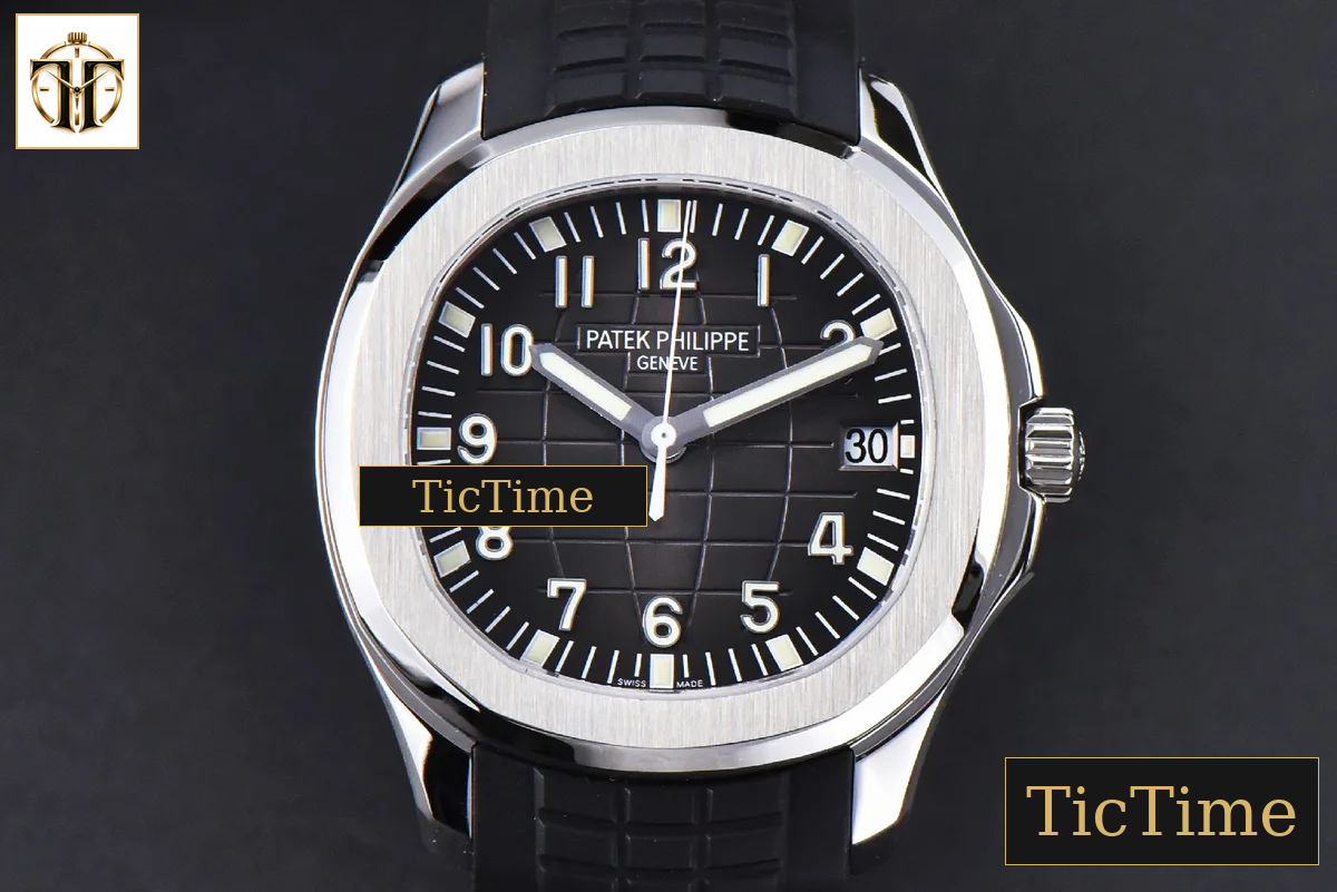 Aquanaut 5167 40mm ZF Gray Dial Black Rubber Strap A324 — foto 2