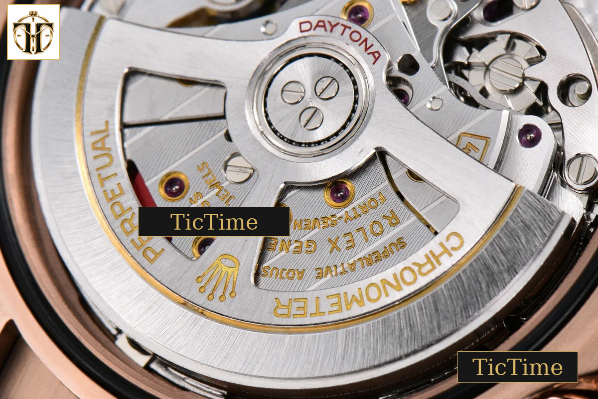 Daytona UFO 126515 40mm UF RG Black Ceramic Bezel Brown Dial Oysterflex Strap (Free Sprung) UF4131 — foto 25