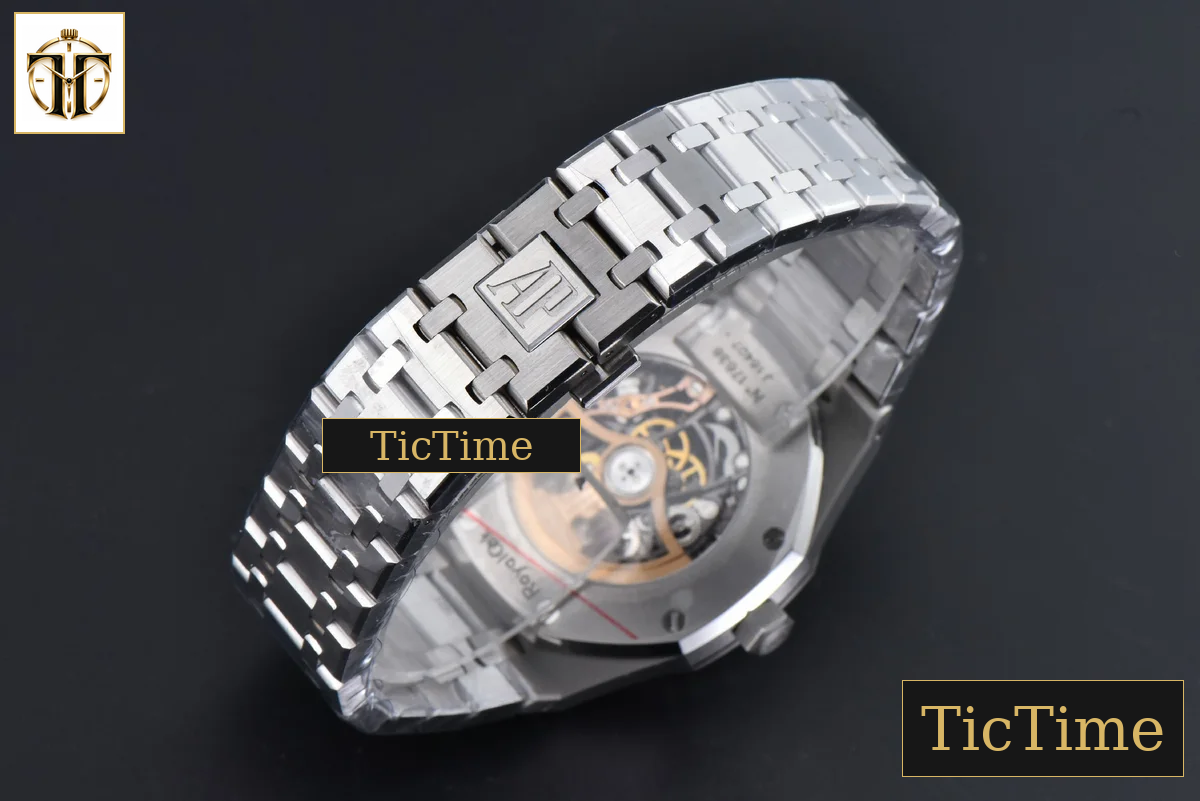 Royal Oak 15407 41mm THBF White SS Skeleton Dial White SS Bracelet SA3132 — foto 22