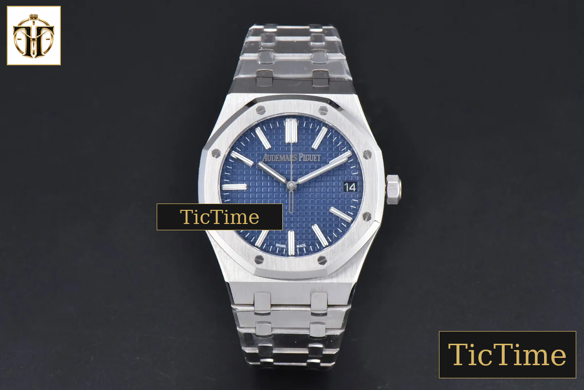 Royal Oak “50th Anniversary” 15510 41mm APSF SS Blue Dial SS Bracelet V2 Free Sprung SA4302 — foto 3