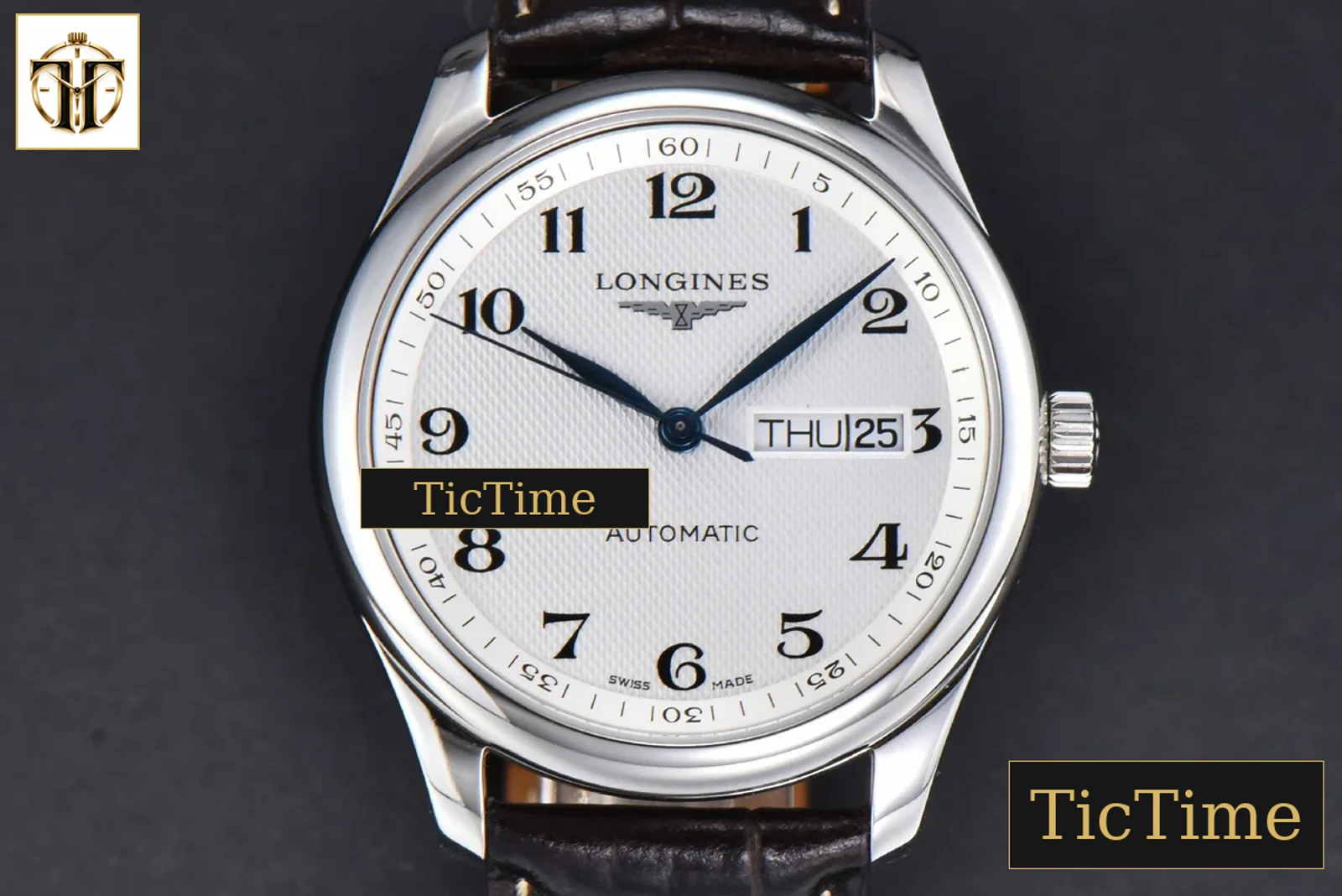 Master Automatic 40mm LGF White Dial Leather Strap — foto 2