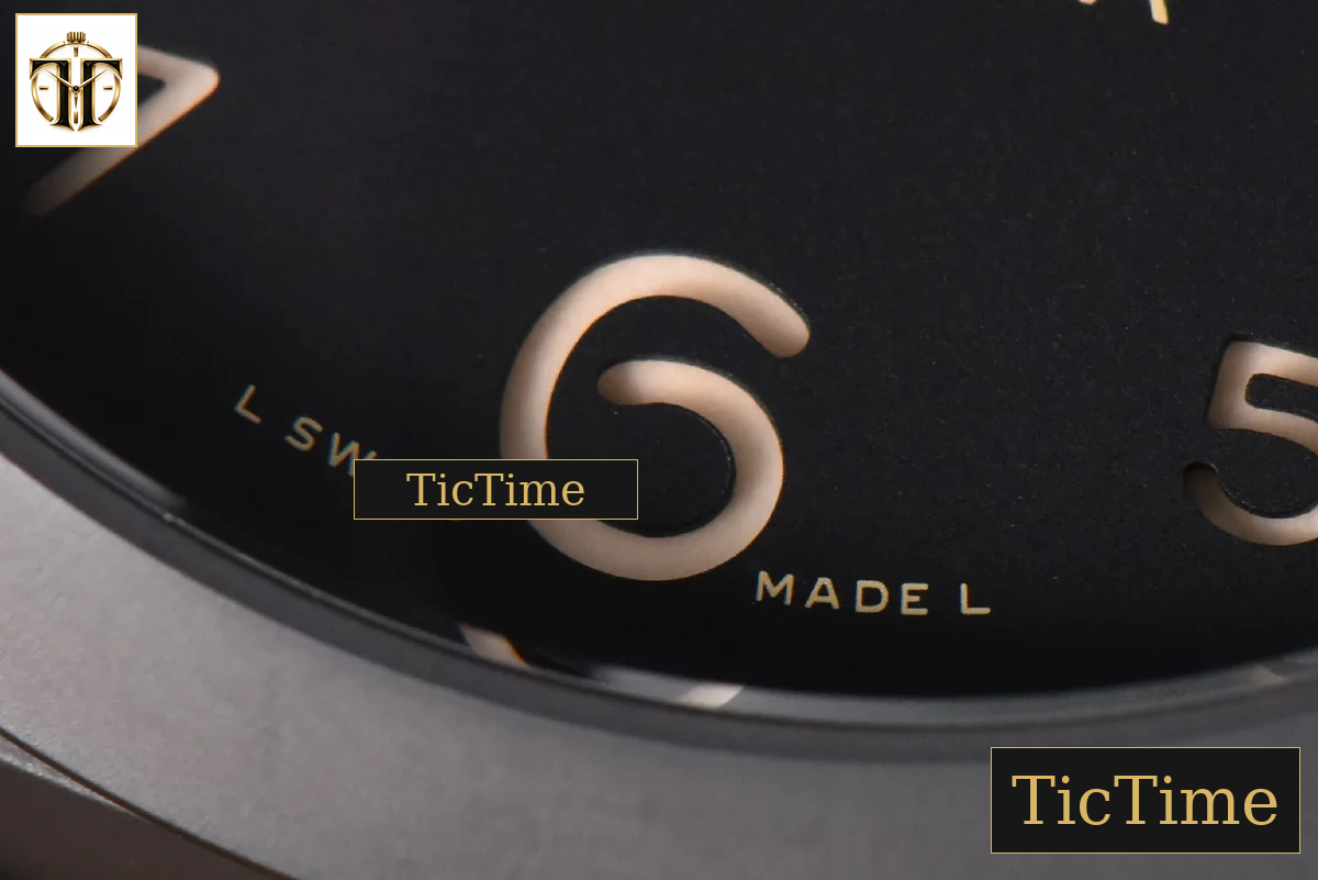 Luminor 1950 GMT PAM441 44mm VSF Ceramic 3 Days Black DIal Leather Strap P9001 — foto 8