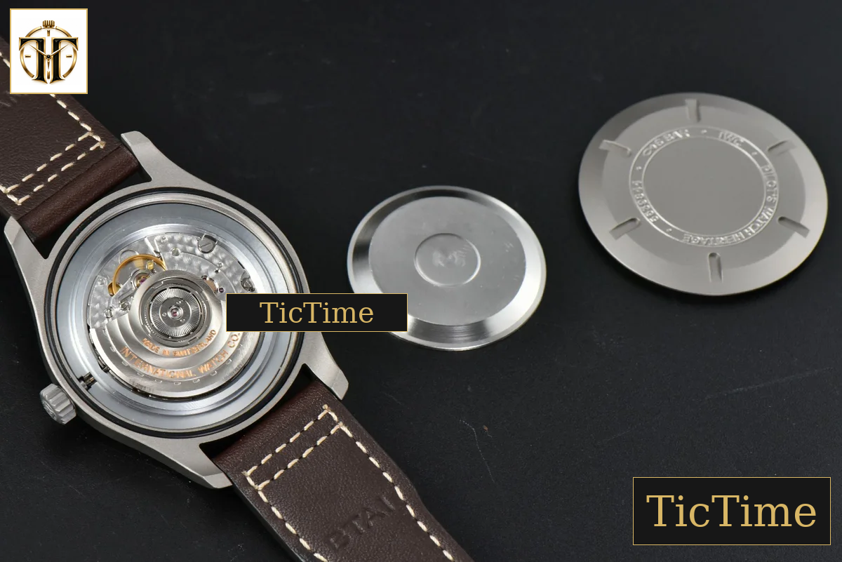Mark XVIII IW327006 40mm V7F Titanium Black Dial Brown Leather Strap A2892 — foto 21