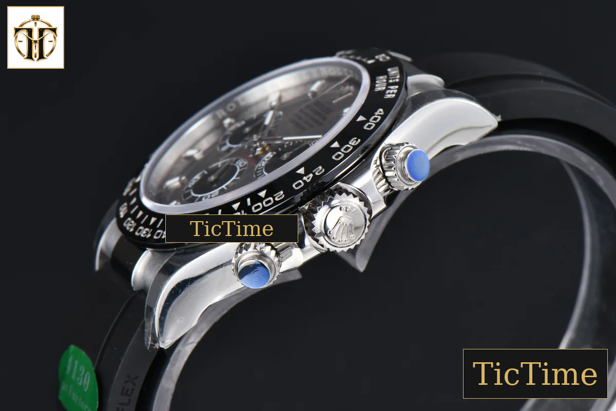 Daytona 116519 40mm APSF SS Gray Dial Ceramic Bezel Lume Marker Oysterflex Strap Tungsten Version SH4130 — foto 12