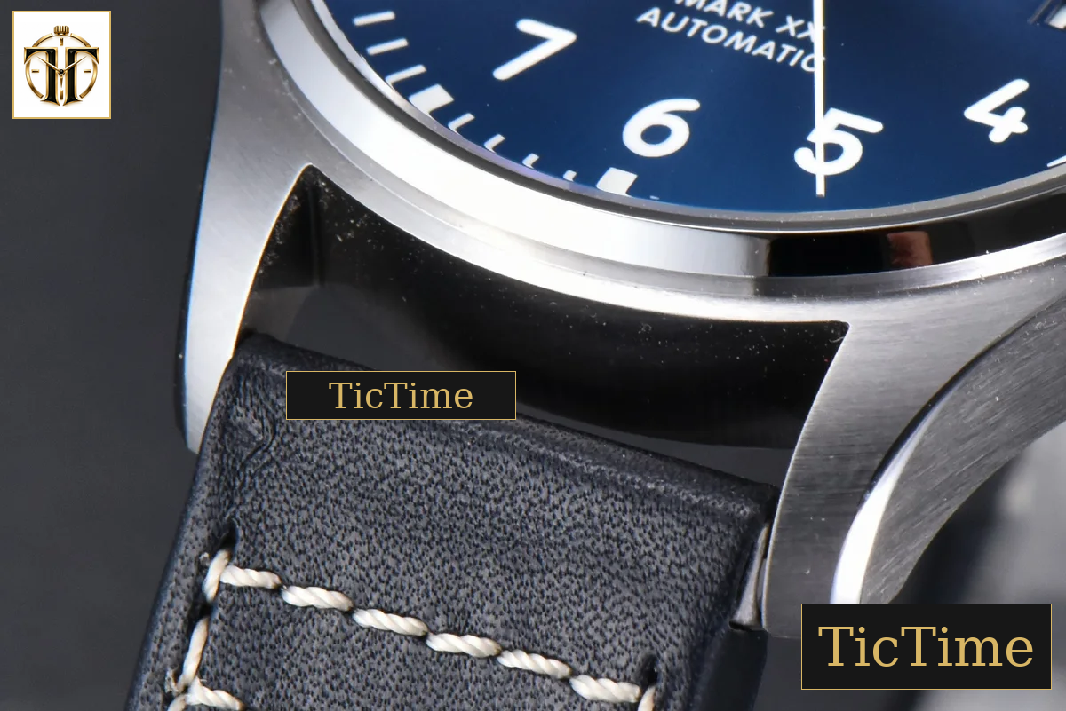 Pilot Mark XX IW328203 40mm ZF Blue Dial Dark Blue Leather Strap A32111 — foto 9