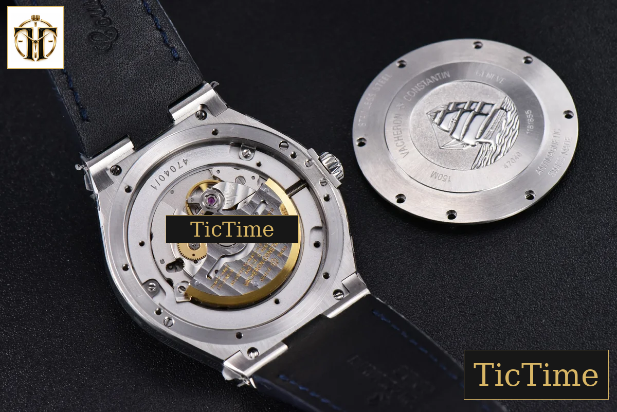 Overseas 47040 42mm MKF Blue Dial Leather Strap 9015 — foto 25