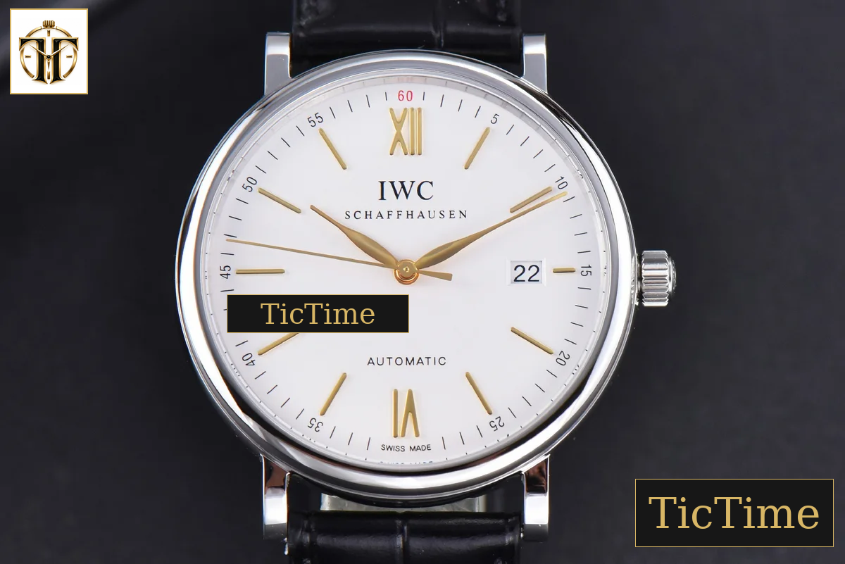 Portofino ‘150 Years’ 40mm V7F White Dial YG Markers Black Leather Strap / A2892 — foto 4