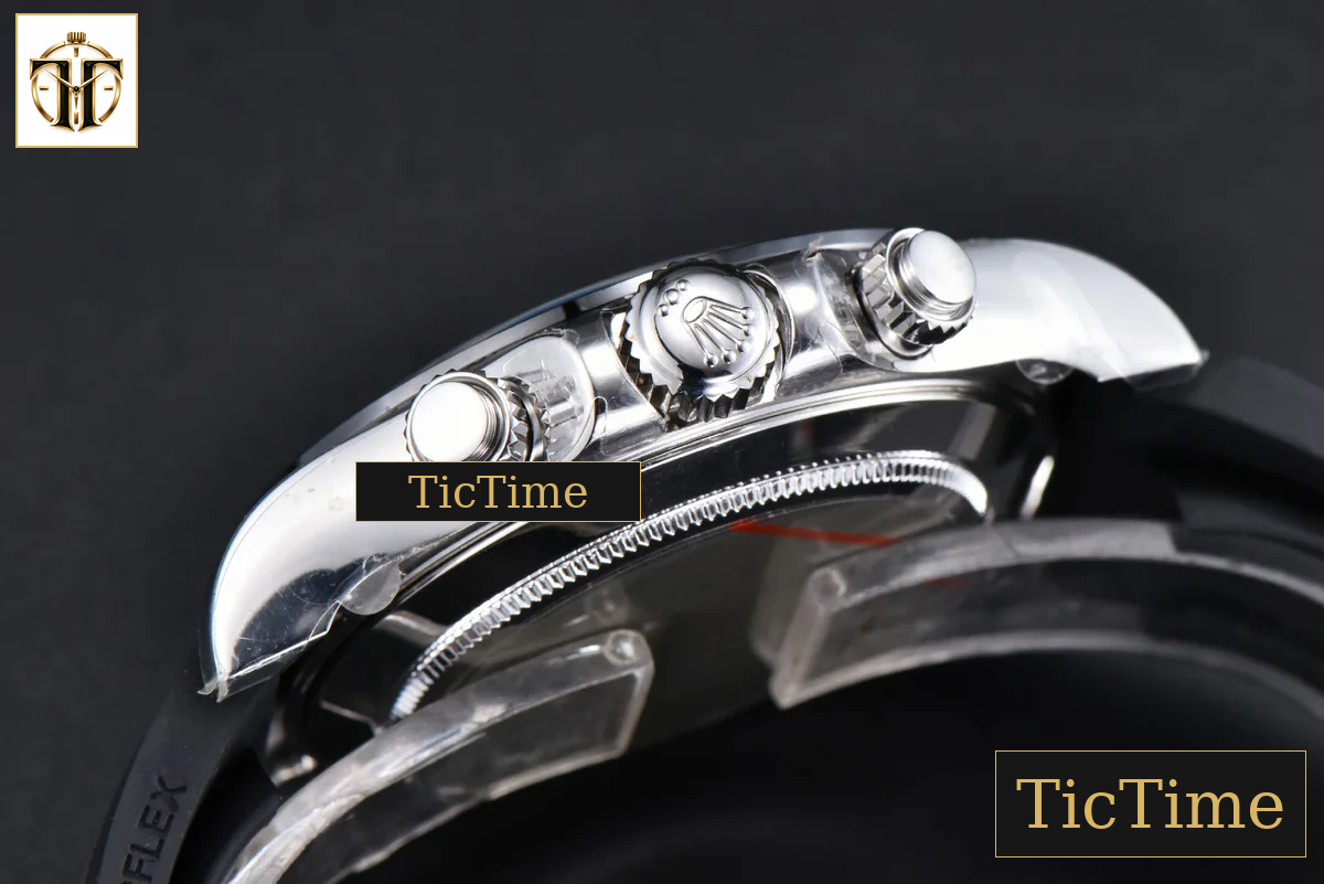 Daytona 116519 40mm ZF SS Gray Black Subdial Oysterflex Strap SH4130 — foto 17