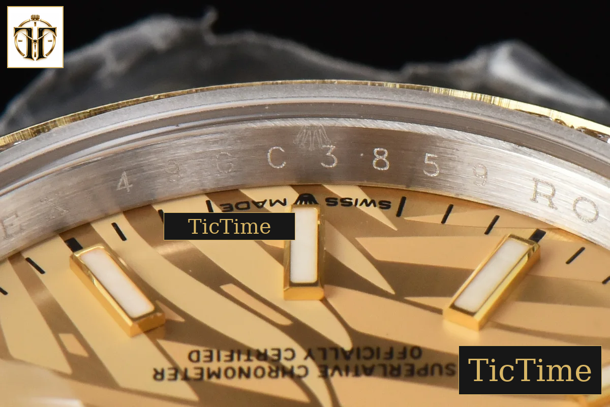 DateJust 36mm BPF YG/SS Diamond YG Plam Dial Oyster Bracelet A2824 — foto 13