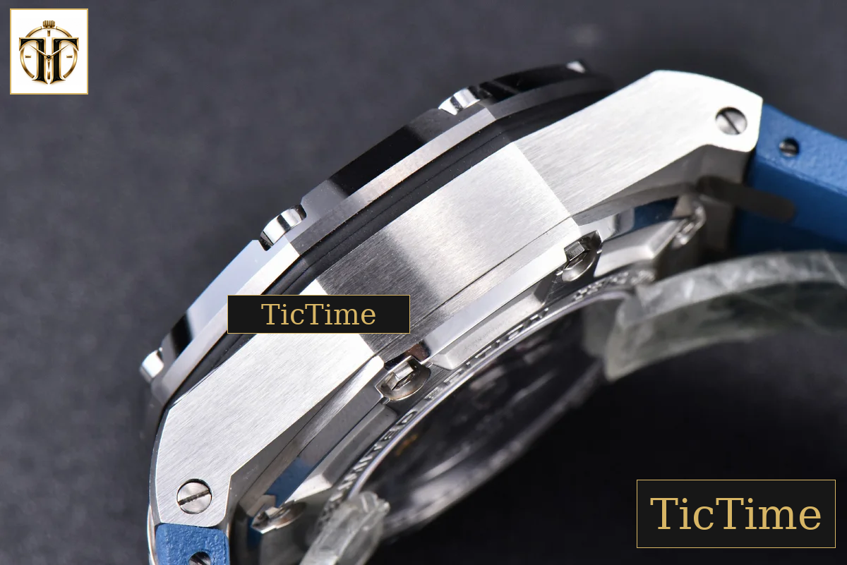 Royal Oak Offshore 26568PM 44mm JF Blue Dial Blue Rubber Strap A3126 — foto 13