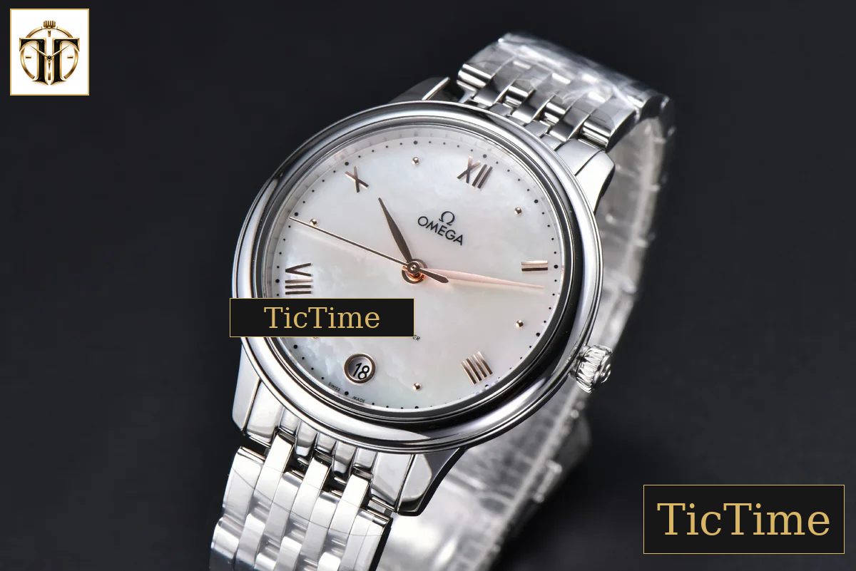 De Ville Prestige Ladies 34mm VSF White Mop Dial Bracelet A8800 — foto 4