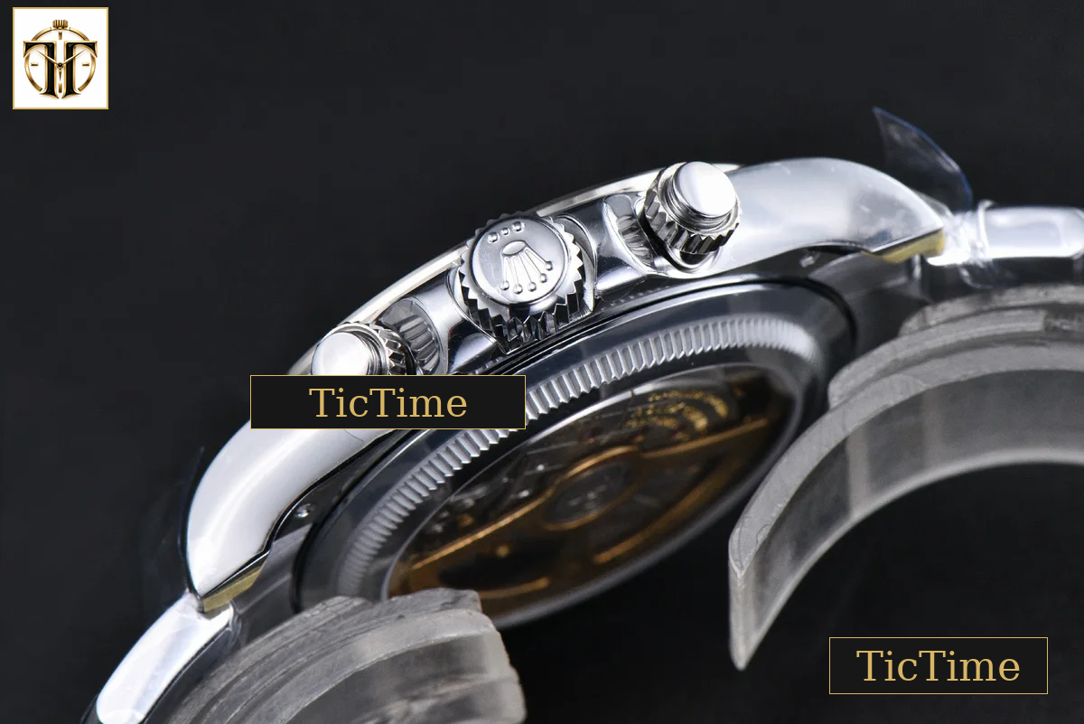 Daytona UFO 904L 126506 40mm UF Ice Blue Crystal Dial Diamond Markers SS Braclet (Free Sprung) UF4131 — foto 16