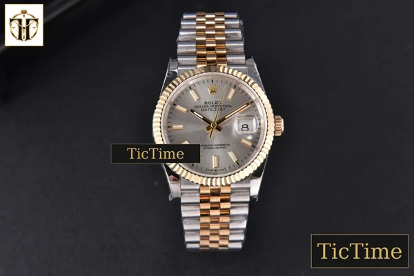 Foto frontal — DateJust 36mm GMF YG/SS Silver Dial Jubilee Bracelet VR3235