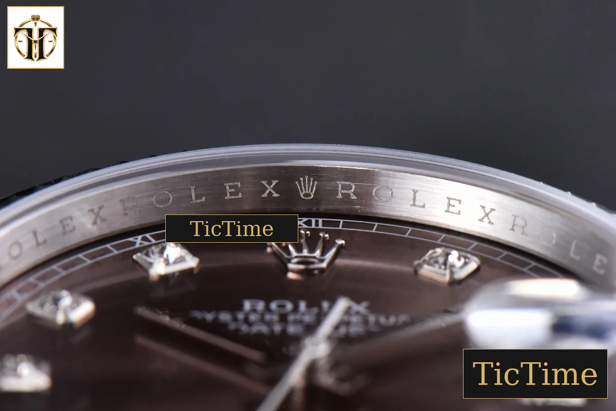 Datejust 41mm GMF SS Borwn Dial Diamond Marker Fluted Bezel Jubille Bracelet VR3235 — foto 11