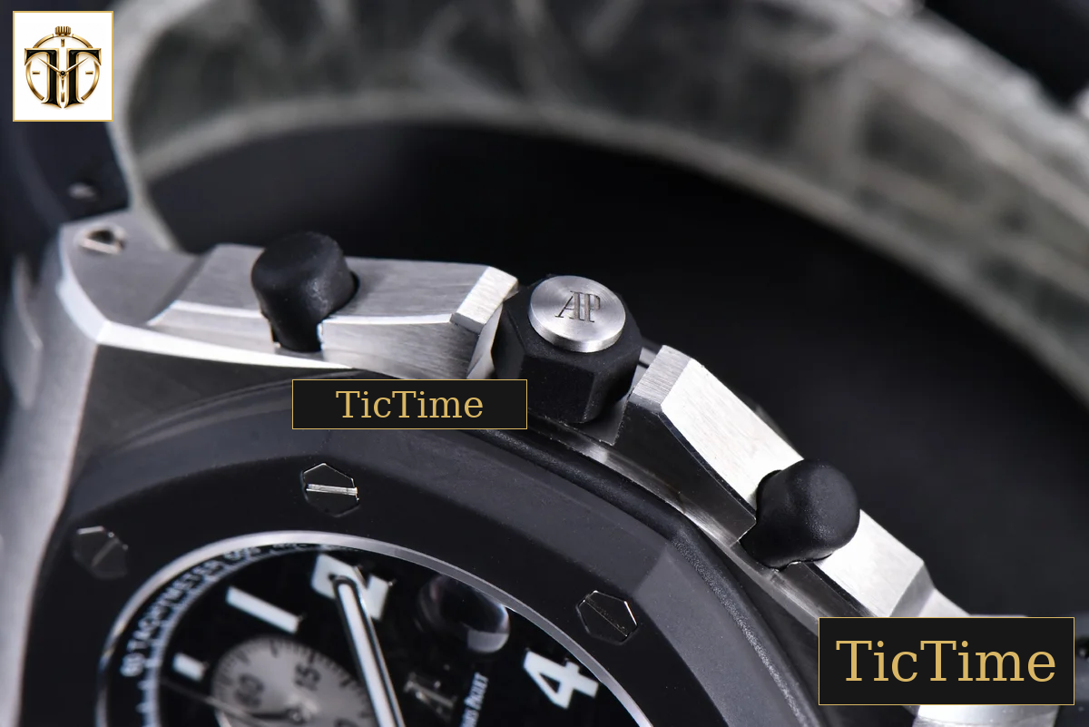 Royal Oak Offshore Rubberclad 25940SK 42mm JF Black/Silver Dial Rubber Strap A7750 — foto 13