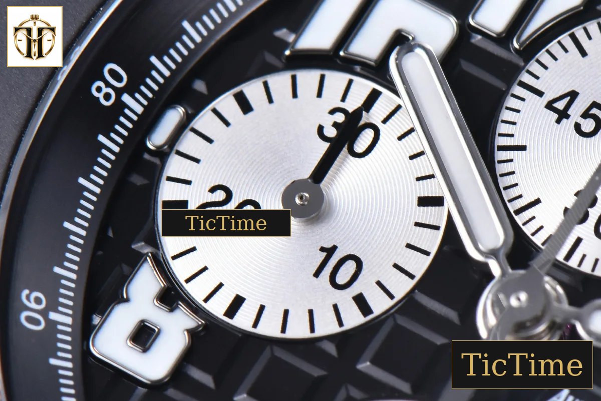 Royal Oak Offshore Rubberclad 25940SK 42mm JF Black/Silver Dial Rubber Strap A7750 — foto 6