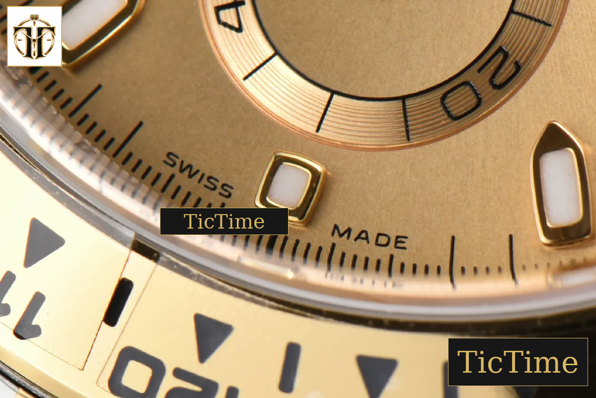 Daytona 116503 40mm Clean Factory YG/SS YG Stick Dial Oyster Bracelet A4130 — foto 10