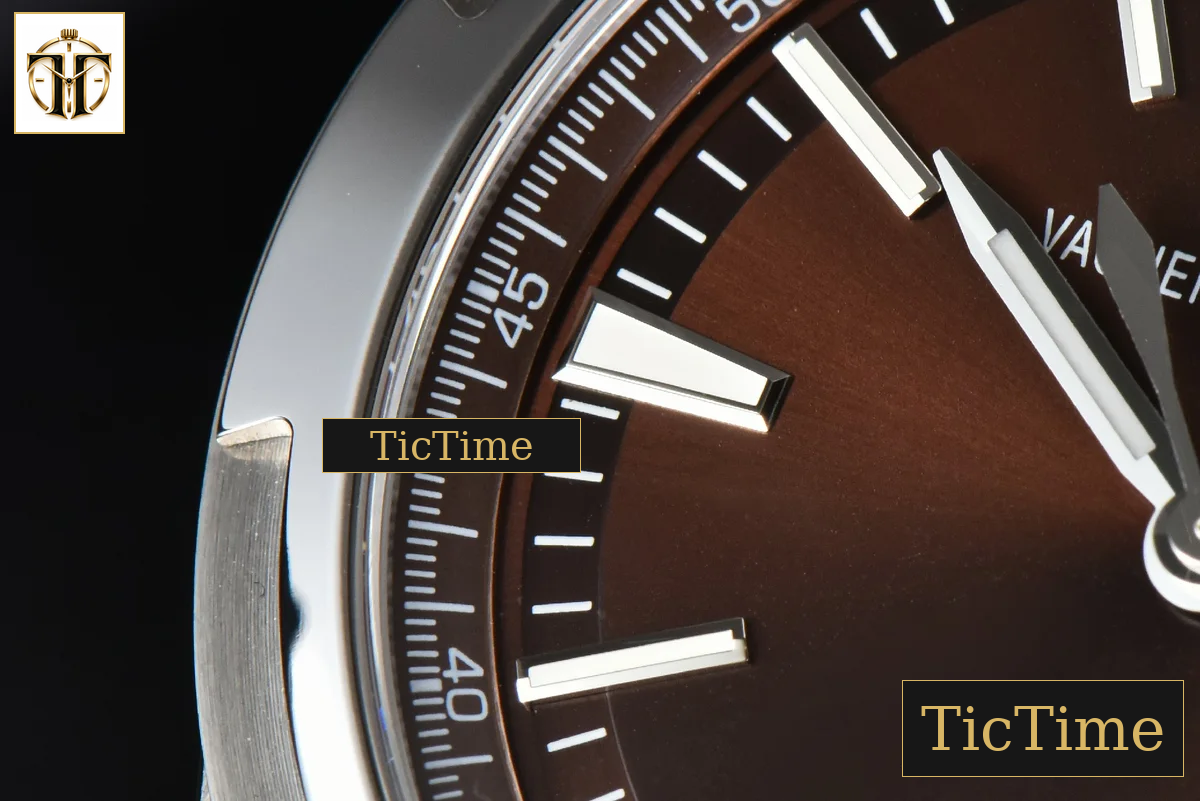 Overseas 4500V 41mm ZF Brown Dial SS Bracelet A5100 — foto 7
