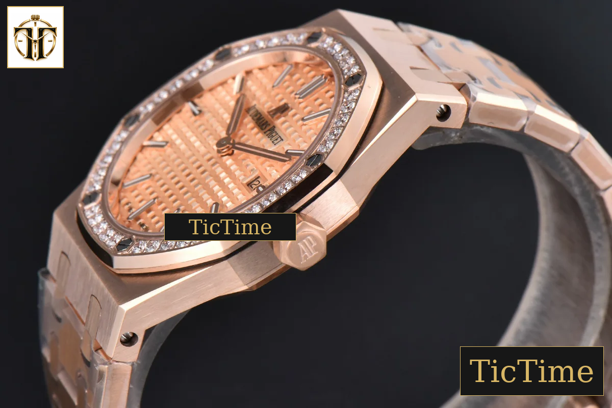 Royal Oak Ladies 67651OR 33mm ZF RG Diamond RG Dial RG Bracelet Quartz — foto 11