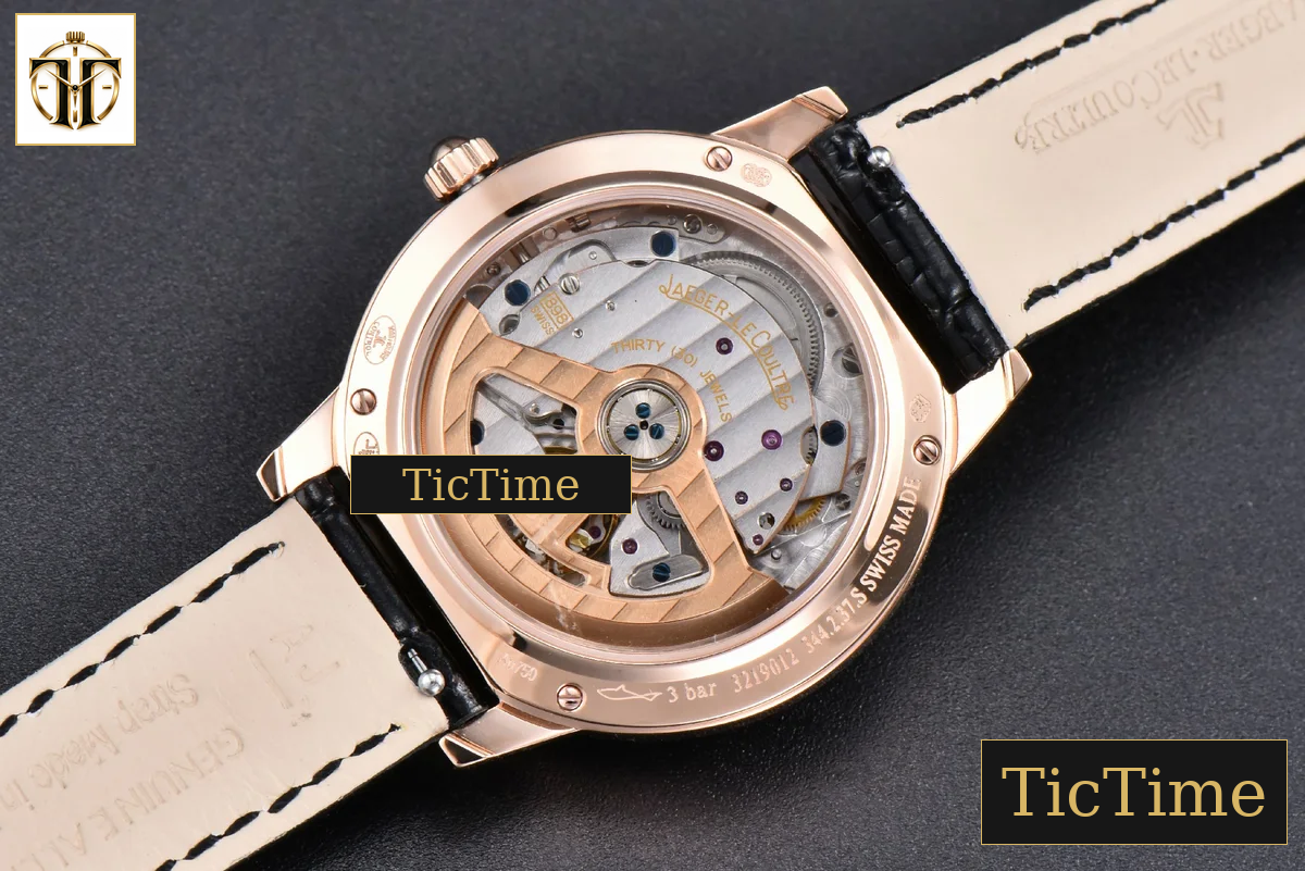 Rendez-Vous Night & Day 34mm APSF RG Diamond White Textured Dial Black Leather Strap A898 — foto 25
