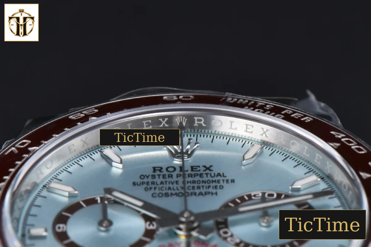 Daytona 126506 40mm Clean Factory Ice Blue Dial Lume Markers SS Bracelet DD4131 — foto 14