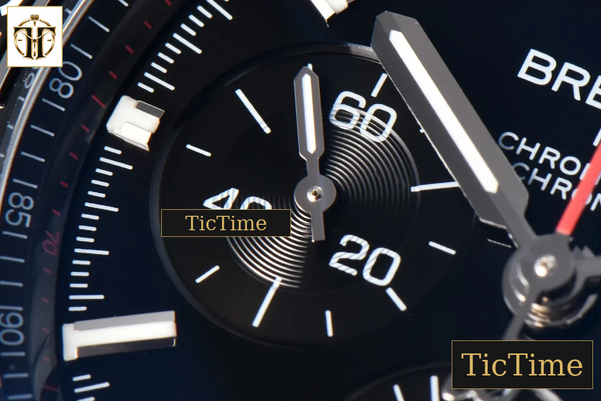 Chronomat B01 44mm BLSF Black Bezel Black Dial Rubber Strap 7750 — foto 6