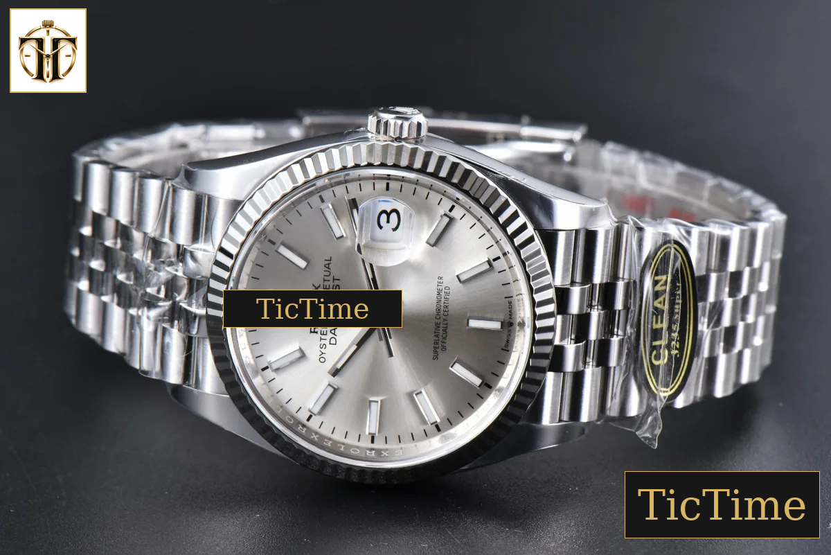 DateJust 126234 36mm Clean Factory Silver Dial Jubilee Bracelet VR3235 — foto 16
